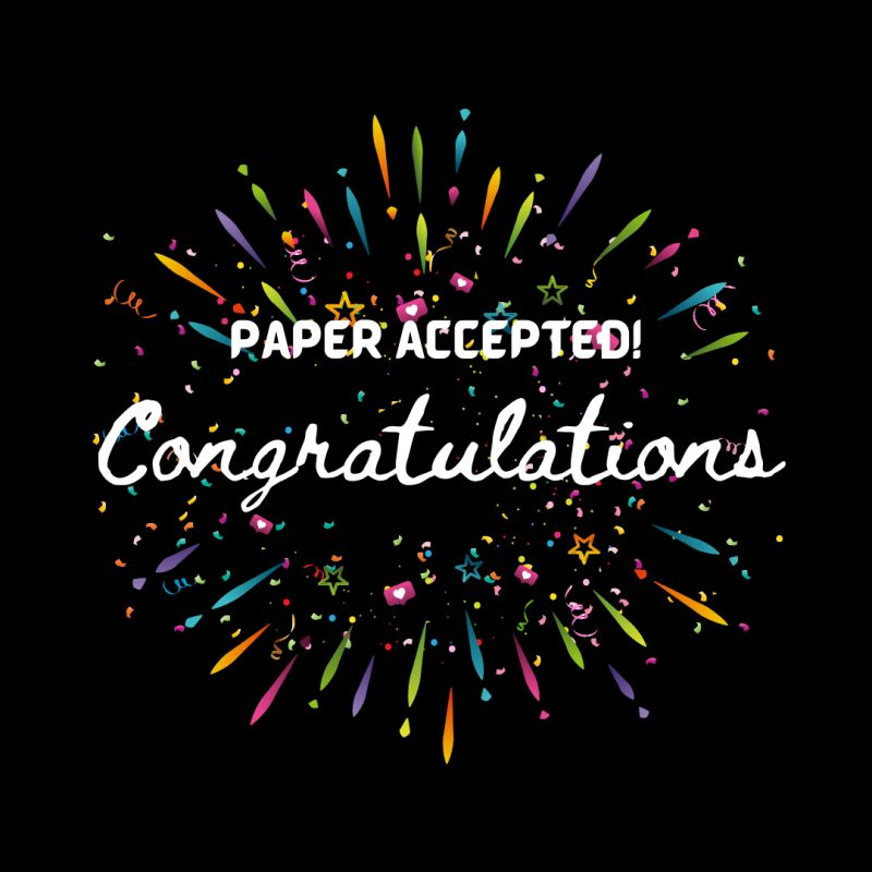 What an achievement! 🎉 My first paper has been accepted!